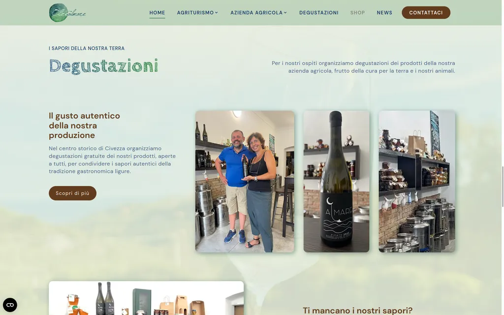 Sezione degustazioni